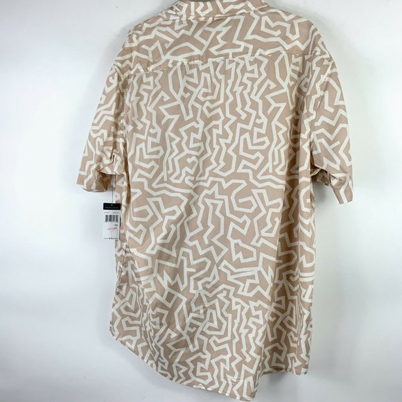NWT Sean John Tan SS Button Shirt Men Sz 3XL - Picture 5 of 6